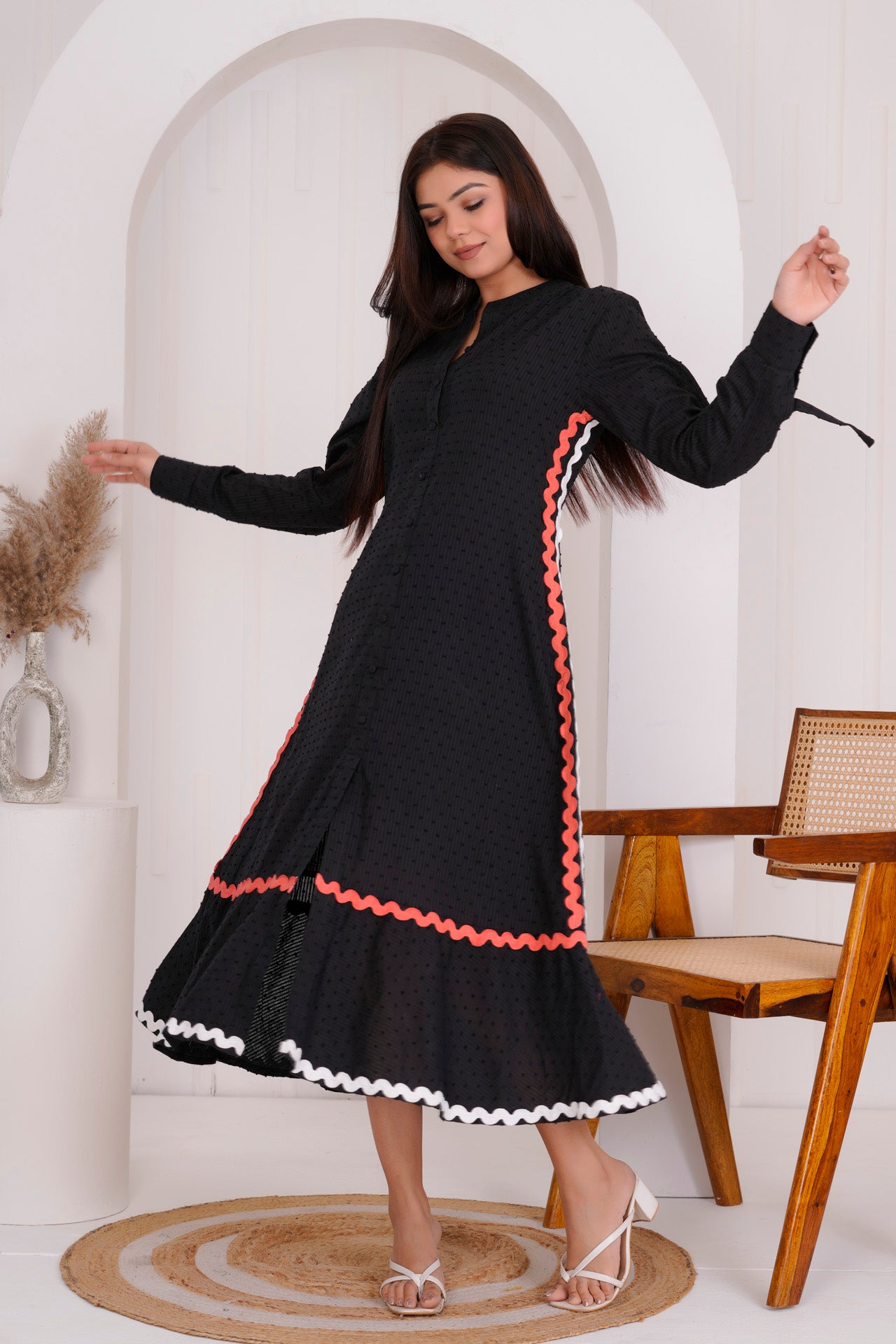 BLACK LONG DRESS