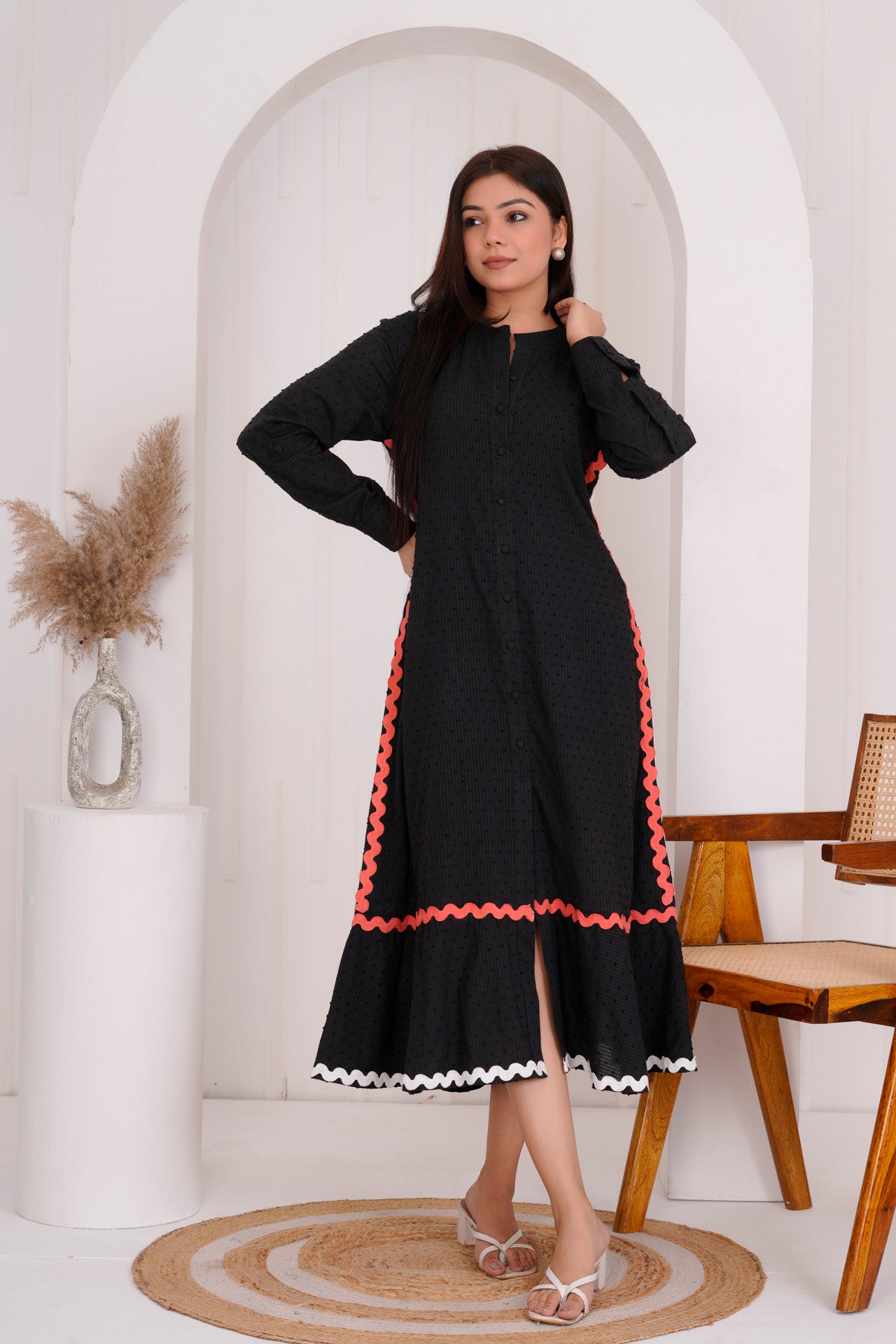 BLACK LONG DRESS