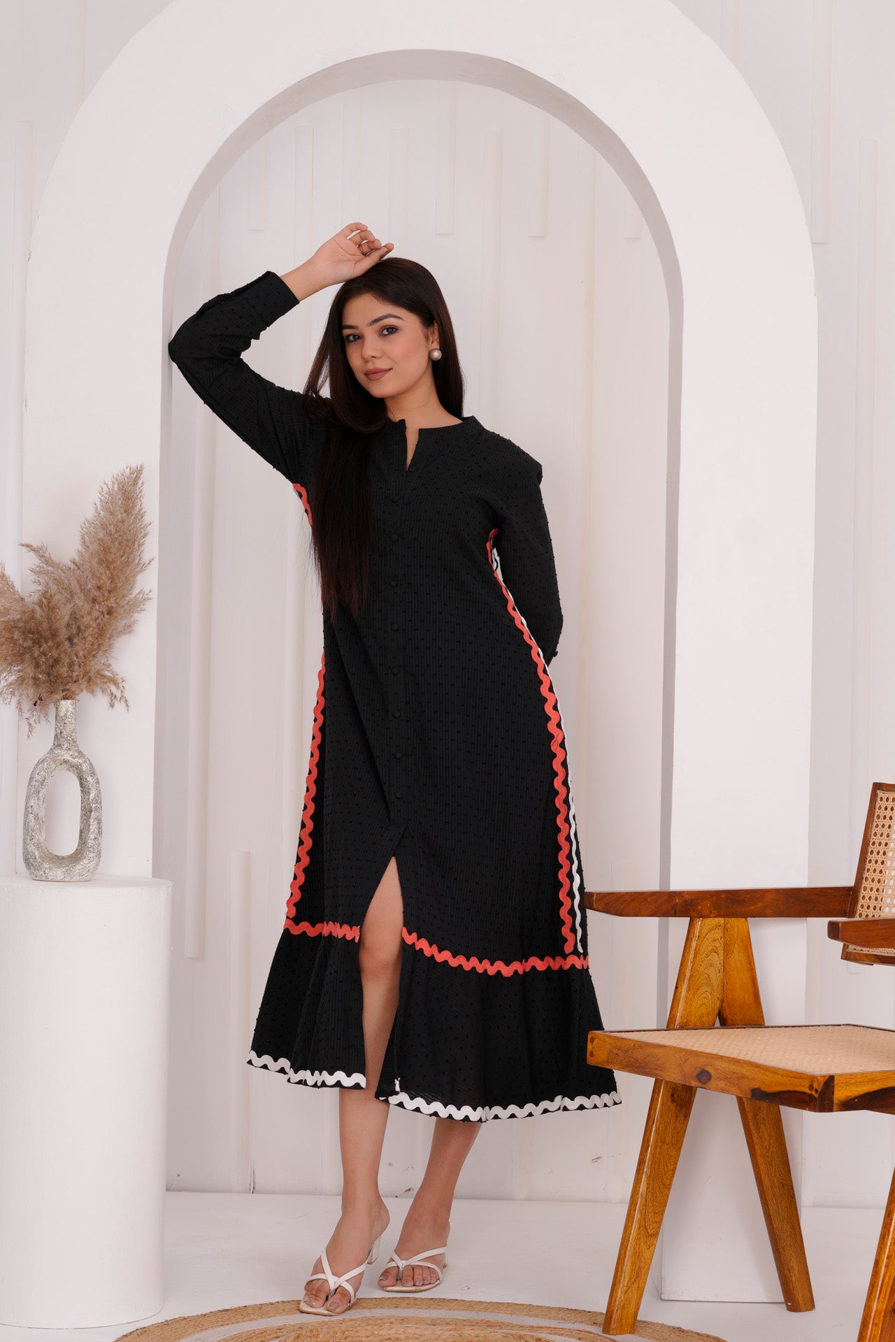 BLACK LONG DRESS
