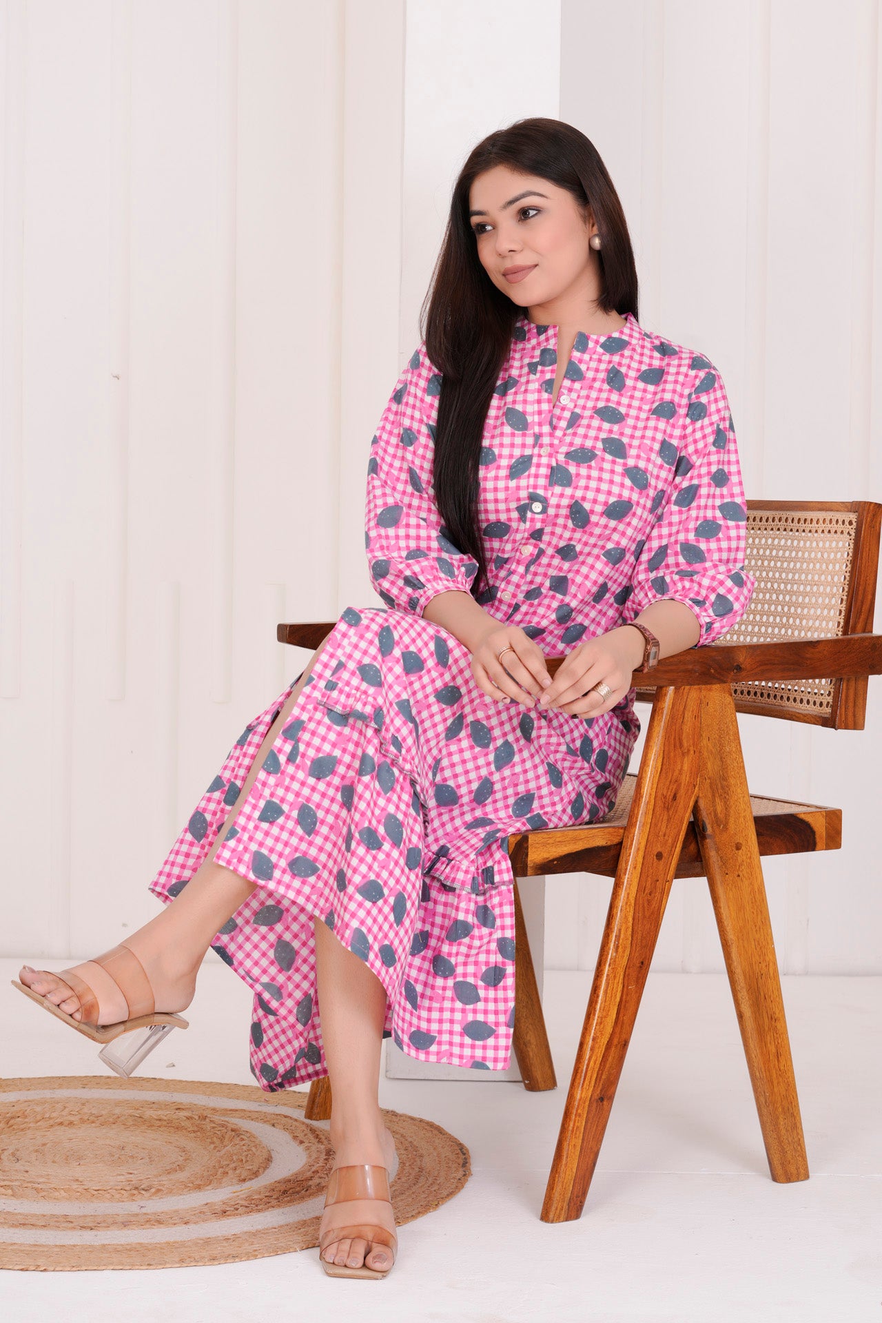 PINK LONG DRESS
