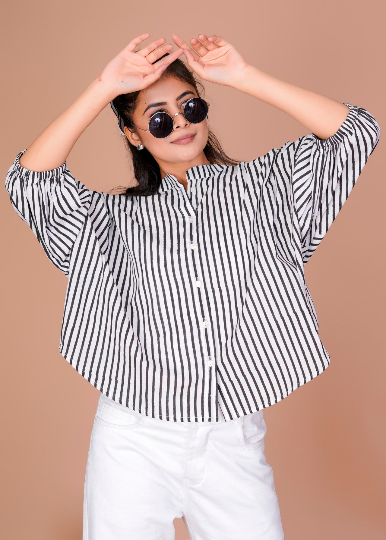 BLACK STRIPE ANTI-FIT SHIRT
