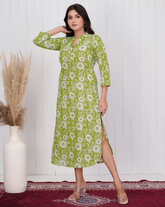 Green Shift dress