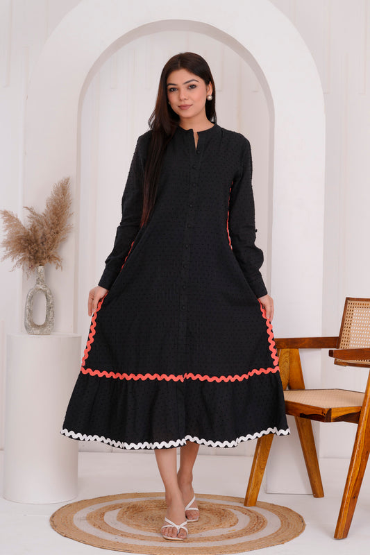 BLACK LONG DRESS