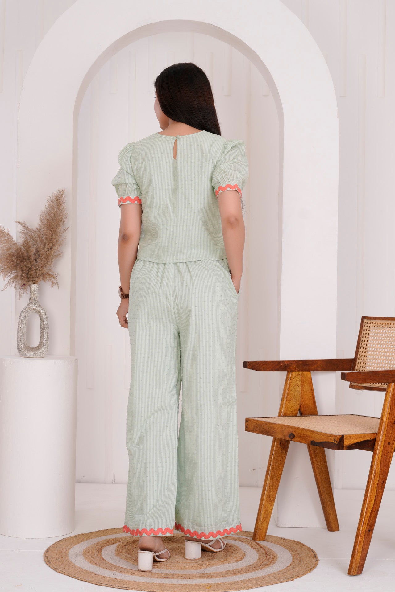 LIGHT GREEN CO-ORD SET